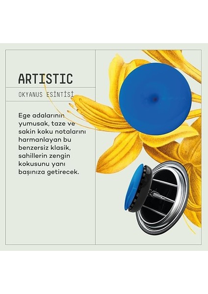 Spin Araba Klima Kokusu - Profesyonel Otomobil Kokusu | Bpa & Sıvı Içermez | 90 Gün Etkili | 2'li Set (Artıstıc & Mystıc) fiyatları