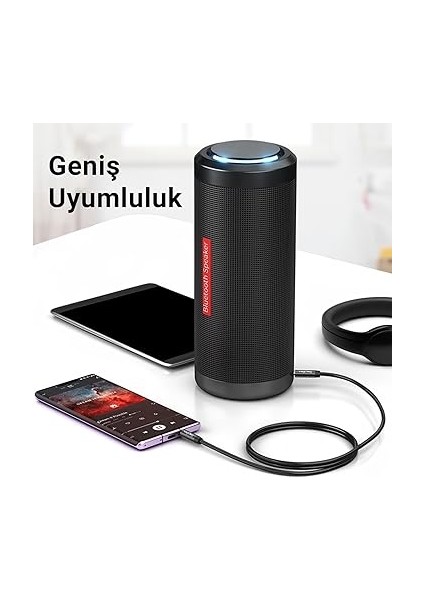 3.5mm Jack Trrs Hi-Fi Aux Mikrofon ve Ses Kablosu 5 Metre indirimleri