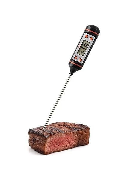 Store Dijital Et ve Gıda Termometresi, Anında Okuma Özellikli, Paslanmaz Çelik Prob, LCD Ekranlı Mutfak Termometresi fiyatları