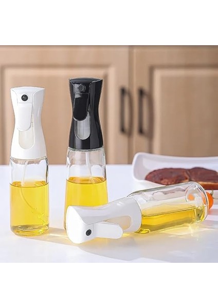 Toptan Sprey Yağdanlık Cam Şişe Yağ Püskürtücü Airfryer Kızartma Izgara Salata Için Yağlık 225 ml Asorti fiyatları