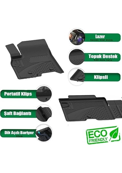 Chery Tiggo 8 Pro (2022+) ile Uyumlu 4.5d Havuzlu Oto Paspas fiyatları