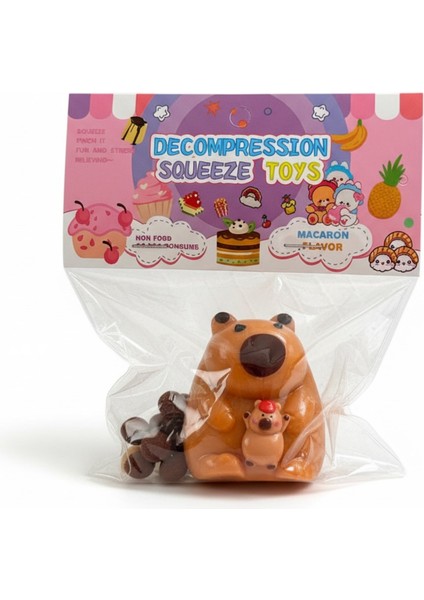 Capybara Squishy Oyuncak Sevimli Kapibara Yapışkan Sukuşi Sıkma Oyuncağı fiyatları