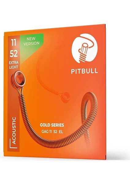 Gold Akustik Gitar Teli Gag El 11-52 Extra Light