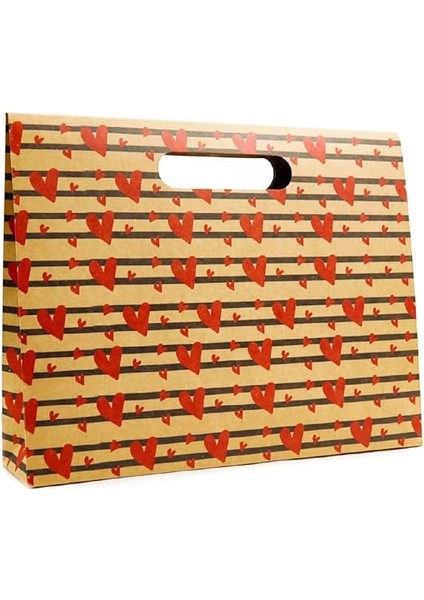 Kalp Harmanı Zarf Model Karton Çanta, Hediye Kutusu modelleri