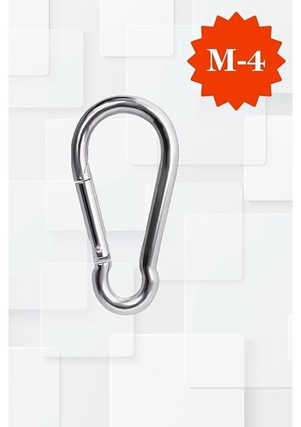 Karabina Çinko Ile Işlenmiş 316 Paslanmaz Çelik 40X20X4 mm (10 Adet) fiyatları