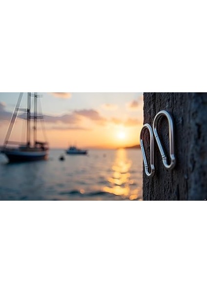 Karabina Çinko Ile Işlenmiş 316 Paslanmaz Çelik 40X20X4 mm (10 Adet) fırsatları