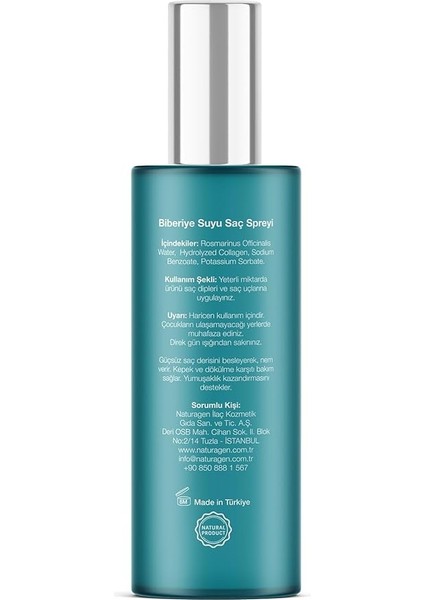 Collagen Rosemarry Water Hair Spray With Collagen 100ML fırsatları