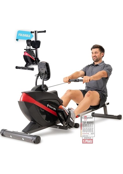 Kürek Makinesi, Evlere Uygun, Katlanabilir, Sessiz ve Akıcı Antreman, Akıllı Ekran