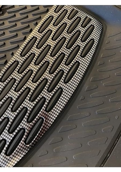 Qashqai Ile Uyumlu 2013 Sonrası Paspas Derin Havuzlu Krom Karbon modelleri