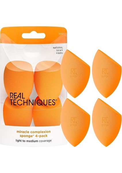 Techniques 4'lü Mucize Makyaj Süngeri RT-1553