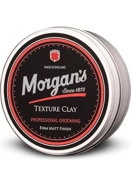 Pomade Texture Clay Firm Matt Finish - Doku Veren Sert Saç Şekillendirme Kili 75 ml