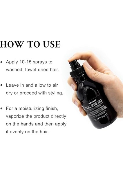 Oı/oıl All In One Milk Tüm Saç Tipleri Için Bakım Sütü 135ML fırsatları