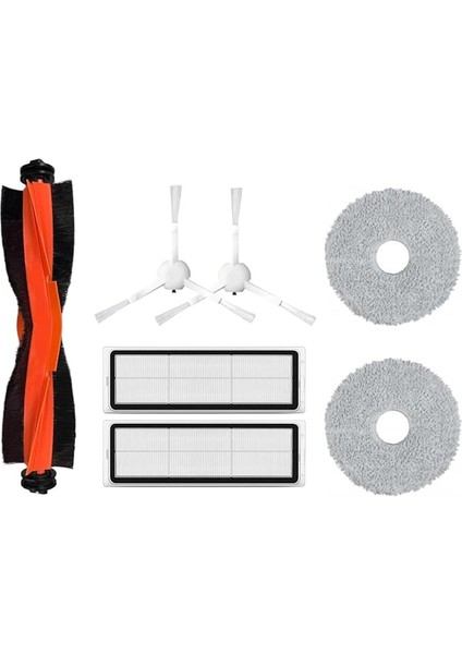S10+(S10T Değil) Uyumlu Yedek Fırça Hepa Filtre Mop Seti-7 Parça