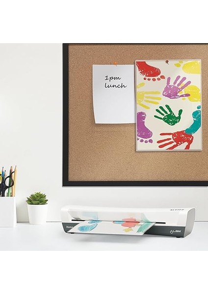 Ilam Home A3 Laminasyon Cihazı, 75 Ila 125 Mikron Laminasyon Folyoları Için, 3 Dakika Isınma Süresi, Folyolu Başlangıç Kiti Dahil, Ev, Ev Ofis ve Okul Kullanımı Için Ideal, Beyaz, 74320001 fiyatları