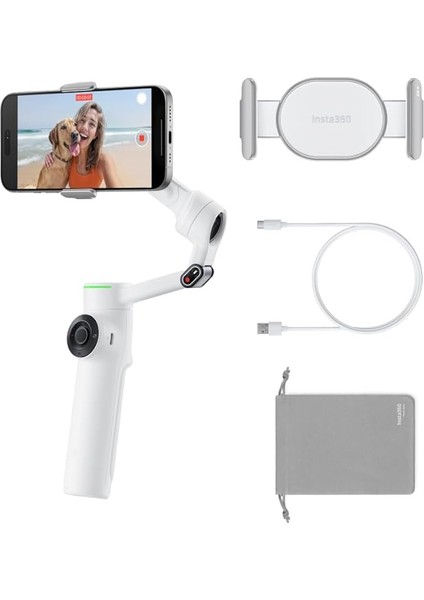 Flow 2 Pro Akıllı Telefon Gimbal Sabitleyici (Beyaz)