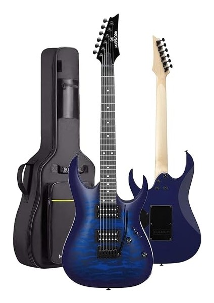 GRADE-25AMP Blue Rosewood Yüksek Kalite 25W Amfili Elektro Gitar modelleri