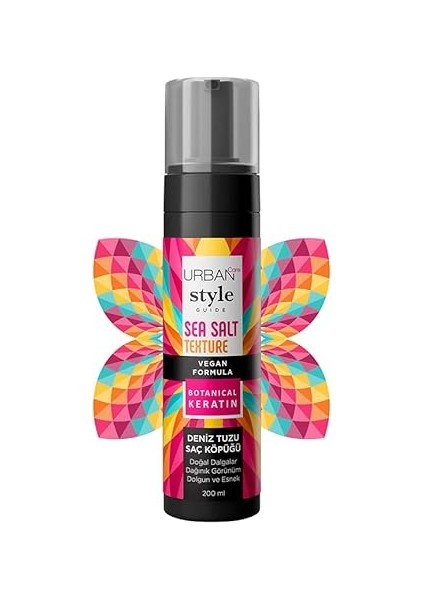 Care Style Guide Deniz Tuzu Doğal Dalga Sağlayan Şekillendirici Saç Köpüğü 200 Ml- Vegan modelleri