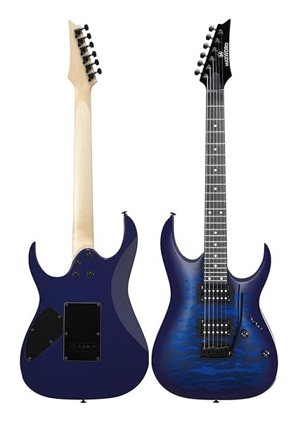 GRADE-25AMP Blue Rosewood Yüksek Kalite 25W Amfili Elektro Gitar fırsatları