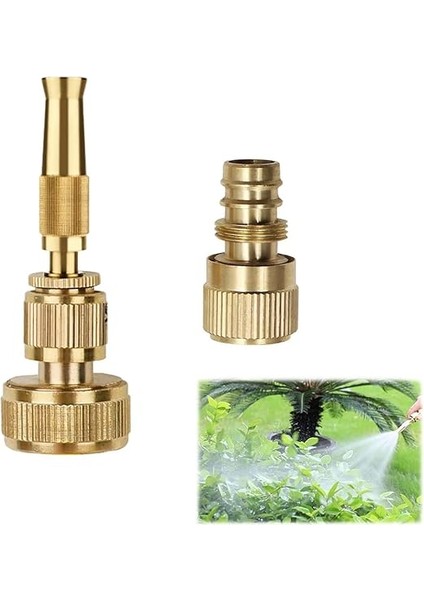 Çift Fonksiyonlu Ayarlanabilir Hortum Sulama Başlığı 9 cm Yüksek Basınçlı ve Püskürtme Modlu,bahçe El Duşu, Yüksek Basınçlı Bahçe Duşu, Bahçe Püskürtme Tabancası, Bakır, 3/4 Inç Hortum Başlığı fırsatları