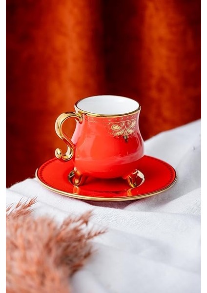 Hemera 6 Kişilik Porselen Kahve Fincanı Takımı indirimleri