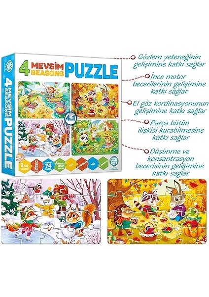 Toys 4 Mevsim Puzzle fiyatları