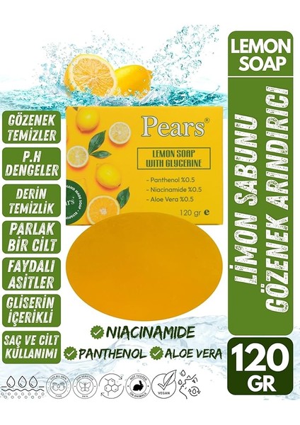 Gliserinli Limon Sabunu, 120 Gram