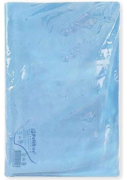 3220 Universal Mikrofiber Cam Bezi Mavi 40X50 cm - 3 Adet