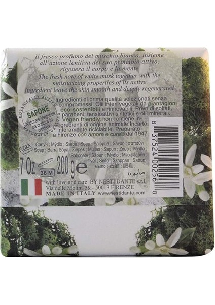 Dante Marsiglia Toscano Muschio Bianco Sabun 200 gr fırsatları