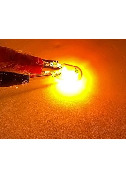 Adet 12V T10 W5W Dipsiz Turuncu Renk Ön Park Plaka Tavan Iç Aydınlatma Ampul fiyatları