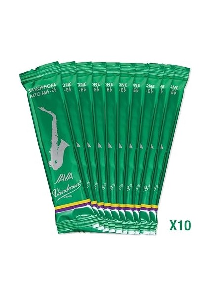 SR263 Alto Sax Java Reeds Strength 3; 10'lu Kutu indirimleri