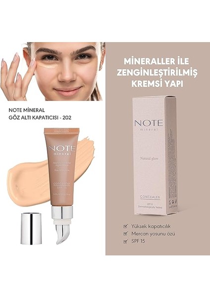 Mineral Concealer 202 Spf 15 Göz Altı Kapatıcısı fiyatları
