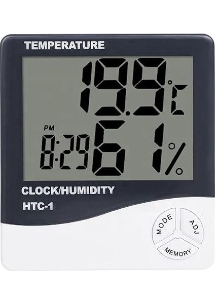 Dijital Termometre, Iç Mekan Sıcaklık ve Nem Ölçer