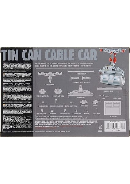 - Tin Can Cable Car/metal Kutu Teleferik (3358) fiyatları