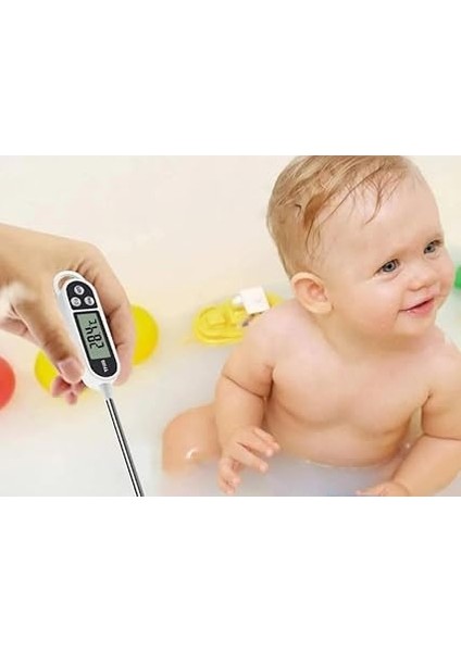 Çubuk Termometre Sıvı Gıda Et Su Yiyecek Sıcaklık Ölçer Mutfak TP300 modelleri