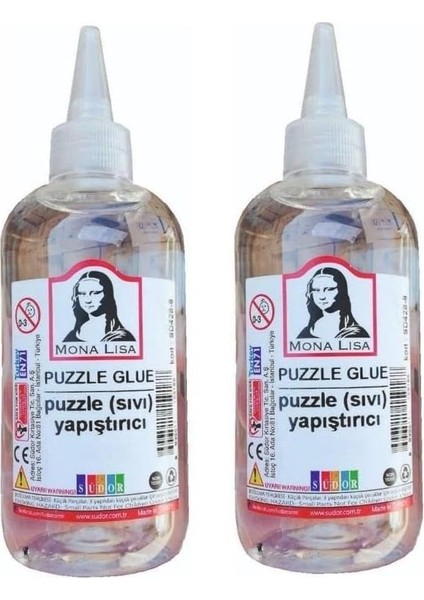 Yapıştırıcısı 250 ml 2 Adet Monalisa Pazıl Yapıştırıcısı 2 Adet