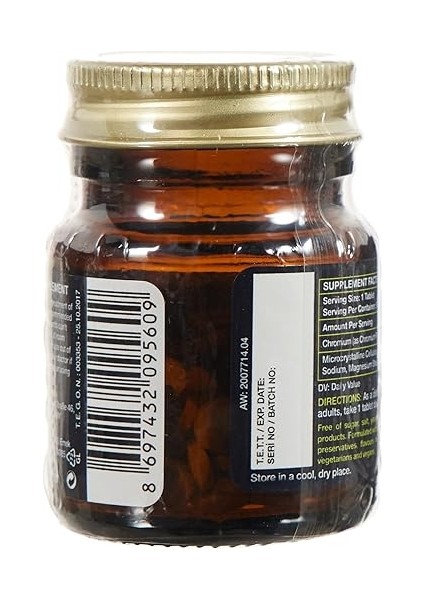 Vitals Chromum Picolinate 200 Mcg 90 Tablet Takviye Edici Gıda fiyatları