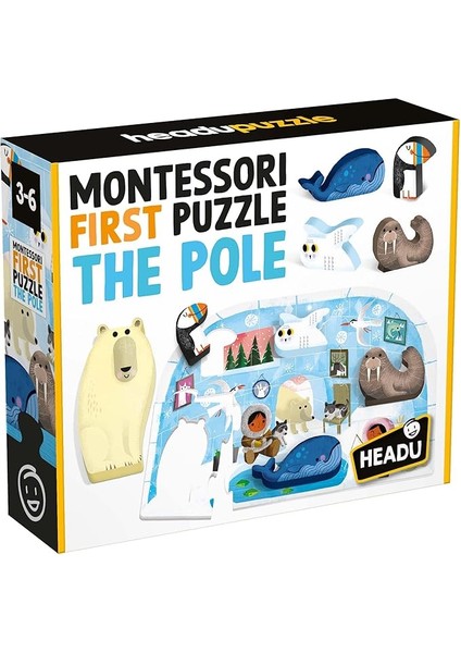 Montessori First Puzzle The Pole (2-4 Yaş) Puzzle