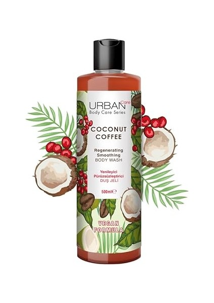 Care Coconut Coffee Yenileyici ve Pürüzsüzleştirici Duş Jeli 500 Ml- Vegan fırsatları