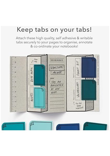 Bookaroo Kitap Ayracı ve Post It Blue modelleri