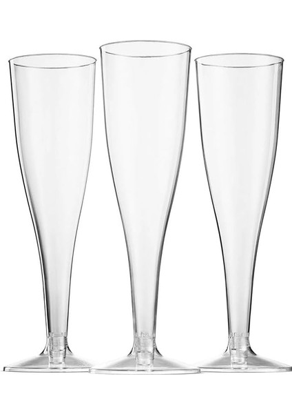 Plastik Şampanya Kadehi 6'lı 120 ml