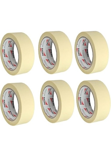 Kağıt Bant 48MM x 35 Metre Maskeleme Bandı 6 Adet