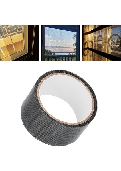 Pencere Sineği Tamir Takımı (50MMX2M), Kapı Pencere Sinekliği Lanai Süzgeci Tamir Yama Bandı Sineklik Fileli Bant Fiberglas Kaplama Tel Örgü Tamir Bandı Tamir Delikleri Için Conta Gözyaşları indirimleri