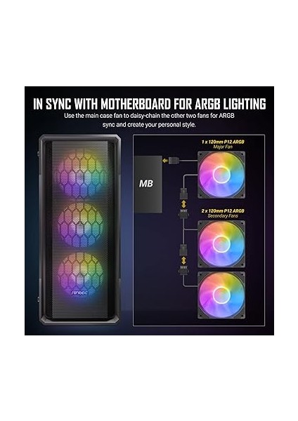 New Gaming NX360 Midi Tower Kasa, Siyah modelleri