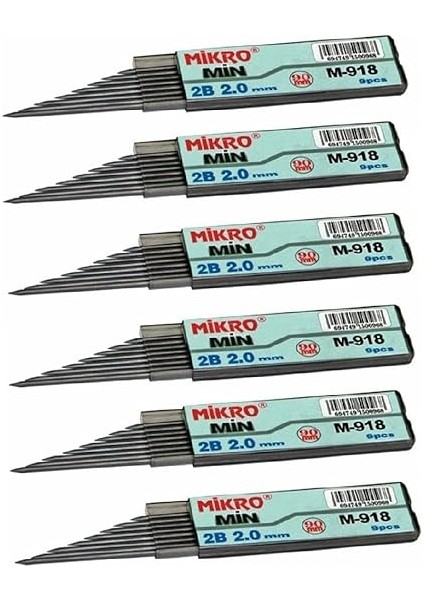 Ucu 2.0mm 2b Mikro 2b Kalem Ucu 2mm Siyah 6 Adet fiyatları