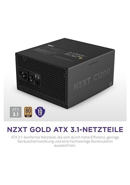 C1200 1200W 80 Gold Atx 3.1 Tam Modüler Siyah Güç Kaynağı fiyatları