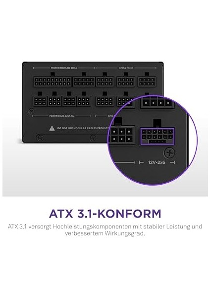 C1200 1200W 80 Gold Atx 3.1 Tam Modüler Siyah Güç Kaynağı modelleri