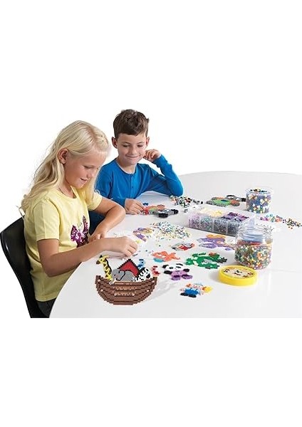 Boncuk 207-54 Ütü Boncuğu Torbası, Yakl. 1.000 Renkli Midi El Işi Boncuğu, 5 mm Çapında, Parıltılı Karışım, Büyükler ve Küçükler Için Yaratıcı El Işi Eğlencesi indirimleri