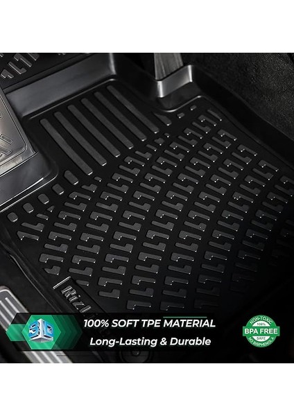 Toyota Rav4 2018 Sonrası Uyumlu 3D Havuzlu Paspas fiyatları