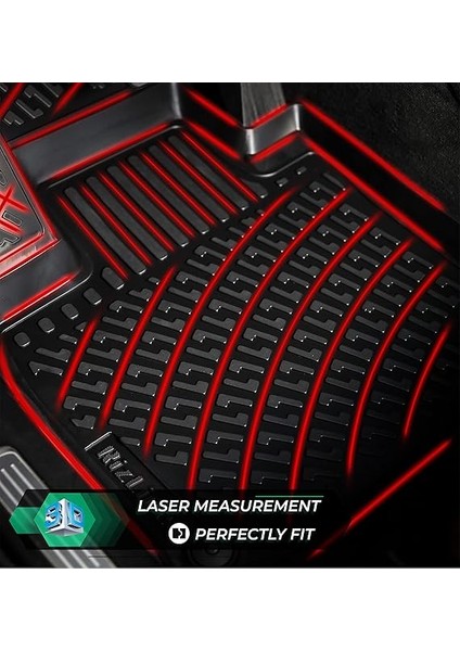 Toyota Rav4 2018 Sonrası Uyumlu 3D Havuzlu Paspas modelleri