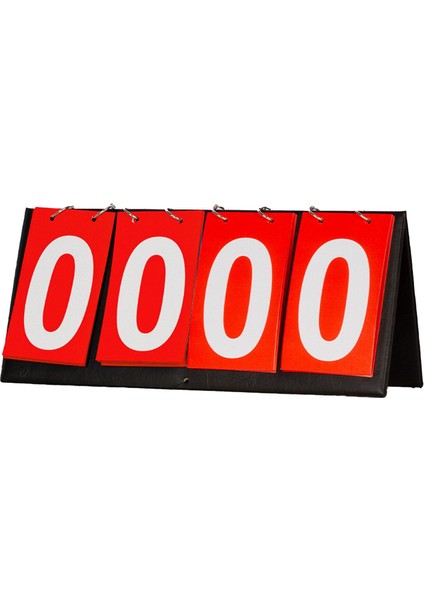 Voleybol Basketbol Çoklu Spor Kırmızı Için Masaüstü Flip Çetele 4 Haneli (Yurt Dışından) fiyatları